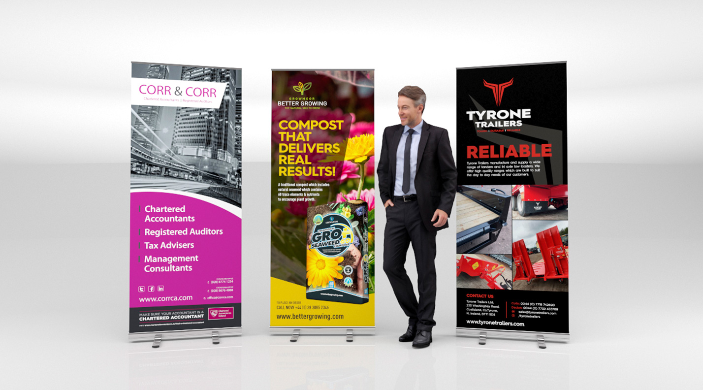 Roller Banners, Graphic Design Northern Ireland